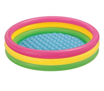 Бассейн "Радуга" круглый большой (147х33см) 6 шт/упак 57422