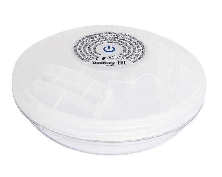 Плавающая подсветка на батарейках, 14см 12 шт/упак 58419В 